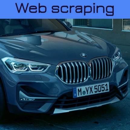 Web scraping prices for BMW X1